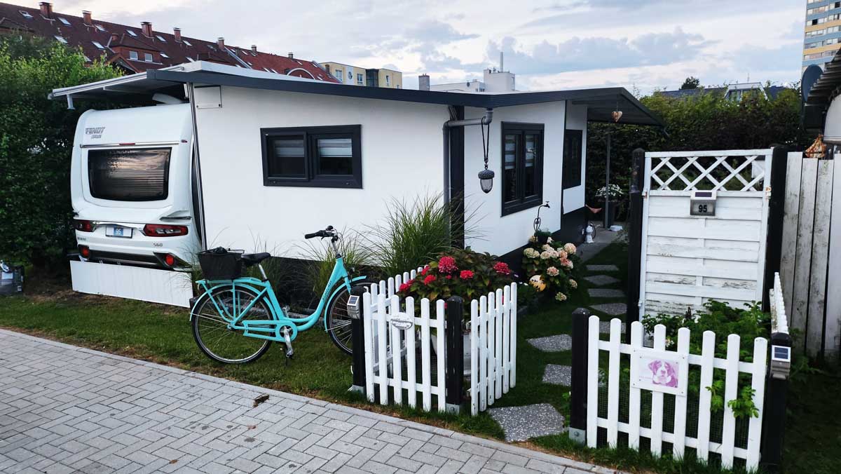 Foto Vorzelt Campingplatz Finck