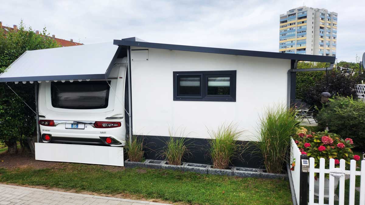 Schall Camping Vorzelt mit Terrasse