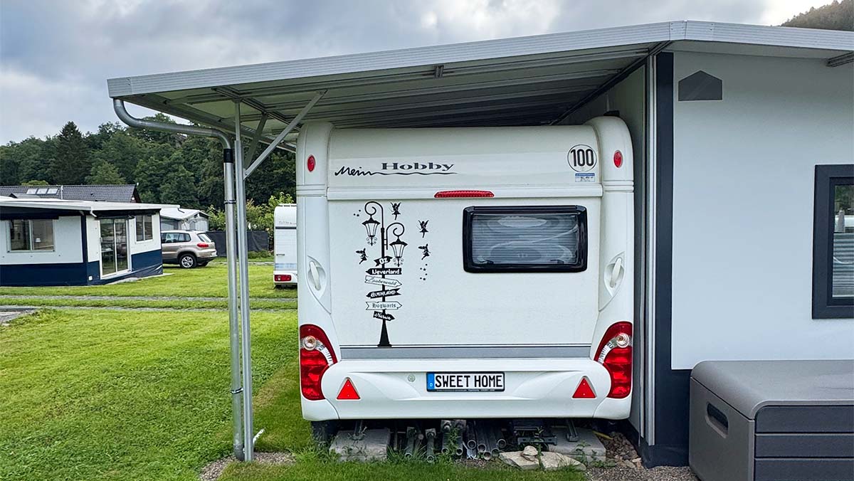 Innenansicht Vorzelt