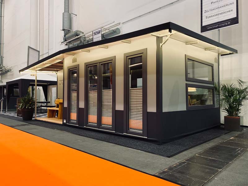 Sonderangebot 9 | Winterfestes Vorzelt (freistehend) 650 x 350 cm mit